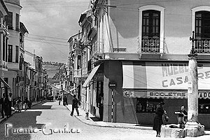 Fuente de la Veracruz hace esquina con la calle Aguilar y Veracruz