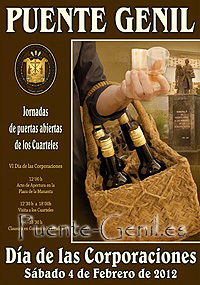 Cartel 2012, Da de las Corporaciones de Puente-Genil