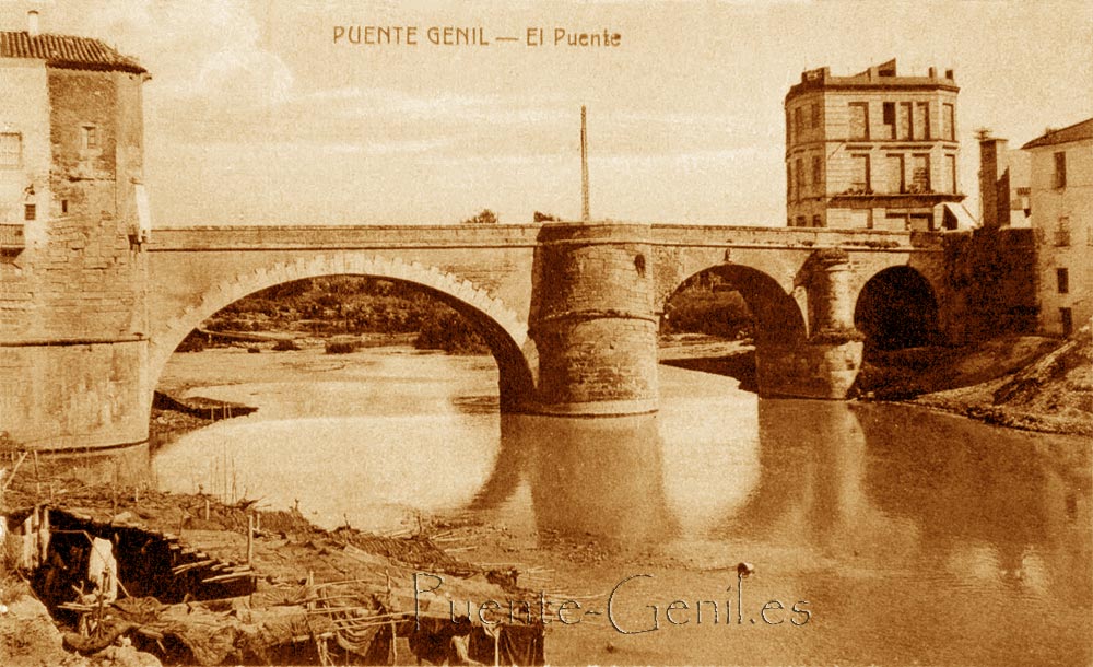 El puente que nos une al barrio de Miragenil, símbolo de unión en nuestro escudo de Puente Genil. El puente de Puente-Genil