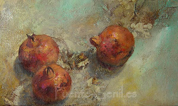 Granas en tierra, 2007. - Óleo sobre lienzo. Granas en tierra, 2007. - Óleo sobre lienzo.