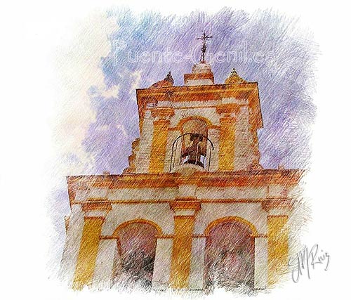 Campanario de Santiago en Miragenil